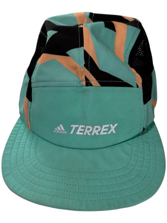 adidas Other - adidas Terrex 5 Panel Trail Cap Aqua Peach Black Performance Running Hat